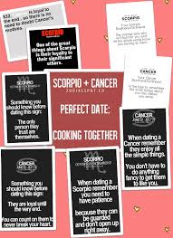 This zodiac sign likes antique shopping and quiet dinners. Scorpio Man And Cancer Woman