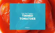 Can you freeze tin chopped tomatoes?