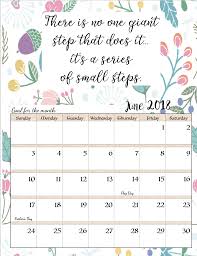 Free Printable 2018 Monthly Motivational Calendars Calendar Quotes Calendar Printables Free Printable Calendar
