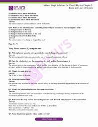 Lakhmir Singh Solutions Class 9 Physics Chapter 2 08 Physics Solutions Chapter