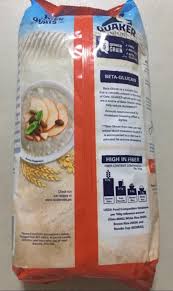 Quaker Oatmeal Nutrition Label Quaker Oats 600g Oats Are Rich In Oxidants And Cotain Soluble Fiber Beta Glucan Jackwirelessheadsetcomfortable