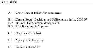 Chronology Of Policy Announcements Pdf