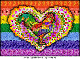 Wenn sie die romantische gesellschaft von jemandem ihres gleichen geschlechts bevorzugen, fühlen sie sich. Franzosischer Hahn Und Herzsymbol Auf Regenbogenflagge Der Franzosische Hahn Und Das Herz Symbolisieren Gegen Eine Raibow Canstock