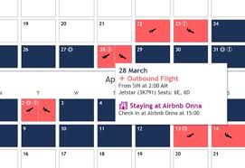 travel made easy with tableau calendar view interworks