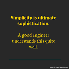 Simplicity And Engineer Tech Quotes Motivation Quotes