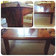 for sale dining table for 8 persons without chairs price 40 bd للبيع طاولة طعام خشب فخمة ل8 أشخاص بحالة ممتازة من غ home decor entryway tables furniture