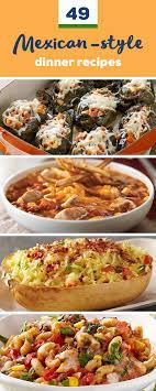 49 Mexican Style Dinner Recipes Empanadas Enchiladas Quesadillas And Tamales Recipes Are All Mexican Style F Mexican Dinner Mexican Dinner Recipes Recipes