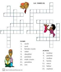 Middle School Spanish Family Worksheet Spanish Worksheets Family Spanish Worksheets