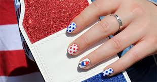 We've just made your life the red and white floral combination somehow reminds me of when the red. Festive Fourth Of July Nails Shape