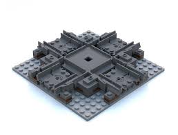 Lego Moc Moc 6108 4 Way Train Crossing Building Instructions And Parts List Lego Track Lego City Train Lego Trains