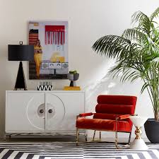 Jonathan adler is a high end home furnishing store with the american potter (and interior decorator) jonathan adler's creations. Jonathan Adler Channeled Goldfinger Lounge Chair In 2021 Room Decor Interior Design Lounge Chairs Living Room