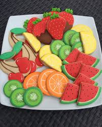 Fruit Cookies By Bevmadecookies Fruit Birthday Party Fruit Birthday Fruit Cookies