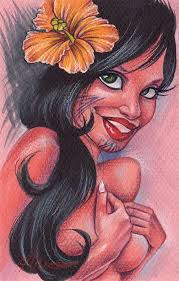 The artists helped me get the best sizing and position and then made sure i was comfortable the whole time. Hula Girl All Artwork By Joe Capobianco Of Hope Gallery Ta Flickr