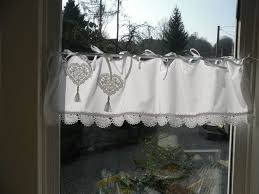 Gardinen Hakelgardine Shabby Mit Borte Herzen Bindebandern Ein Designerstuck Von Silvi40 Bei Dawanda Con Imagenes Costura Hilo