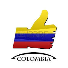 Como El Icono De Hecho De La Bandera De Colombia Bandera De Colombia Colombia Fotos De Colombia