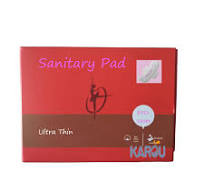 Organic Sanitary Napkins Private Label Company Wholesale Ultra Thin Lady  Menstrual Organic Cotton Sanitary Napkin Pad in Private Label