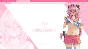 Gave my Edge browser a glow up 😳 : rfemboymemes