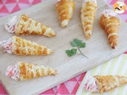 Cornets Feuilletes Saumon Ciboulette Photo 2 Idee Apero Facile Feuillete Recette Apero Facile