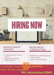 Waktu dalam bekerja terbagi menjadi 2 yaitu full time dan part time. Lowongan Pekerjaan Full Time Part Time Kab Sleman Jualo
