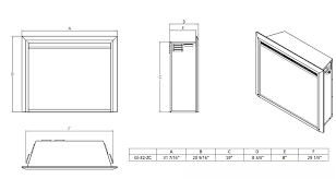 2021 truflame 7 colour led black glass arched electric wall mounted fire. Outdoor Greatroom Zero Clearance Electric Fireplace Insert 36 Surround The Outdoor Fireplace Store