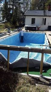 Building Backyard Swimming Pool In 2020 Diy Swimming Pool Swimming Pools Backyard Rectangular Pool