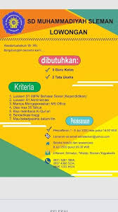 Maybe you would like to learn more about one of these? Lowongan Kerja Guru Sd Muhammadiyah Sleman Uny Community