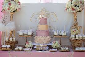 Pink And Gold Baptism Party Ideas Photo 29 Of 51 Baptism Party Baptism Dessert Table Pink And Gold