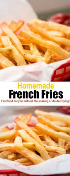 French Fries Fast Food Copycat Alyona S Cooking Recipe In 2020 Homemade French Fries Food Recipes