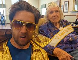 Celebrating friend's birthday at Long Branch Elks Lodge