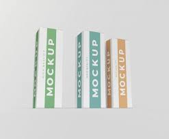 Tall Box Package Mockup In 2020 Box Packaging Mockup Packaging Mockup