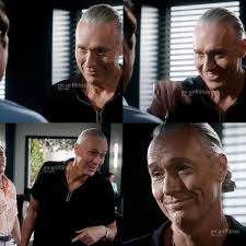 I just love how every little threat from the enemy could never shake him...  Silver was simply amused by it all! Thomas Ian Griffith as Terry Silver in  Cobra Kai S5! #HesSuchAVibe