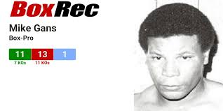 BoxRec: Mike Gans