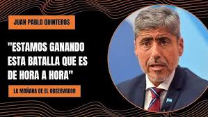 Juan Pablo Quinteros: "Estamos ganando esta batalla que es de hora a hora"