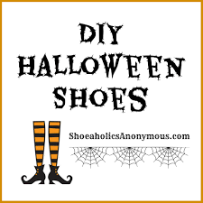 There are two things that make me most happy during the month of october so, i've combined both to make these wickedly cute witch shoes to add to your halloween decoration. Do It Yourself Shoes For Halloween Costumes Shoeaholics Anonymous Shoe Blog