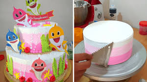Pastel De Baby Shark Para Nina Baby Shark Cake For Girl Bolo Baby Shark Para Menina Youtube