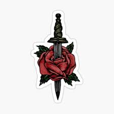 Rose And Dagger Stickers Redbubble 'i have purchased many unusual, hard to get items from budk for many years. redbubble