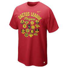 Major league baseball is scheduled to open spring training camps in arizona and florida in less than a month's time. Spring Training Cactus League T Shirt By Nike Spring Training Arizona Baseball Tshirts League