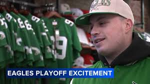 Eagles fans getting ready for wild card game in South Philadelphia