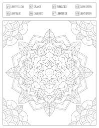Coloring is making a comeback in a huge way. Color By Numbers Printable Coloring Book For Adults Teens Etsy In 2021 Printable Coloring Book Mandala Coloring Pages Coloring Books