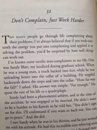 A Page From The Book The Last Lecture By Randy Pausch This Book Is Loaded With Good Messages Inspirtional Quotes Book Quotes Favorite Book Quotes