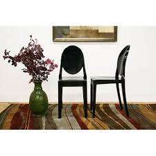 Shop Clear Modern Dining Molded Armless No Arm Side Chairs Stacking Plastic Home Office Kitchen Work Bedroom Designer Overstock