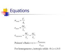 The shear modulus, g, of a material is related to the poisson ratio in the following way: Lab 1 Poisson S Ratio Determine Poisson S Ratio Ppt Download