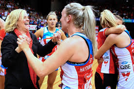 Julie fitzgerald's shot at a sixth national netball league title is alive while stacey marinkovich signed off without silverware as giants netball booked a grand final. Nsw Swifts Through To Super Netball Grand Final After Beating Melbourne Vixens 60 47 Abc News