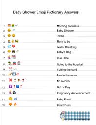 Free Printable Baby Shower Emoji Pictionary Quiz Easy Baby Shower Games Baby Shower Winter Free Baby Shower Printables