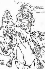 The princes barbie and ken. Barbie Horse Coloring Pages Coloring Home