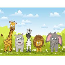 Siap pakai tanpa perlu edit, bebas hak cipta. Kartun Hewan Liar Hutan Safari Pesta Ulang Tahun Tema Banner Latar Belakang Dekorasi Baby Shower Anak Poster Latar Belakang Foto Prop Background Aliexpress