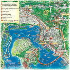 Old Town Trolley Tours Of San Diego Route Map San Diego Attractions San Diego Map San Diego Tours
