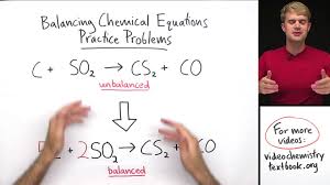 The essential thing to remember is to keep hydrogen and oxygen in a chemical equation for the last since they generally appear on both sides. Balancing Chemical Equations Practice Problems Video Dailymotion
