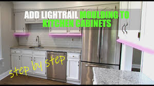 Kitchen cabinet light rail moulding. Must Watch When Installing Kitchen Cabinets How To Add Light Rail Moulding To Kitchen Cabinets Youtube