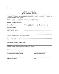 direct deposit request alabama edit fill sign online handypdf